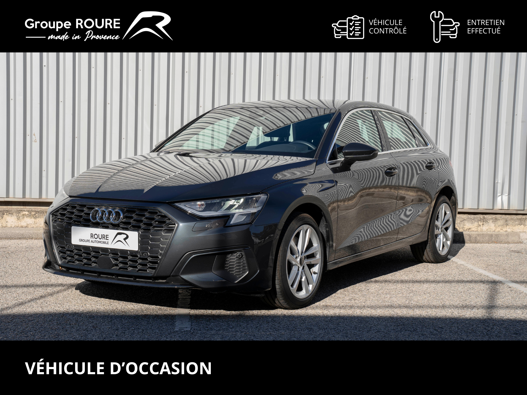 AUDI-A3/S3/RS3 IV-A3 Sportback 30 TFSI Mild Hybrid 110 S tronic 7-Design-24490-45750-roure-automobiles