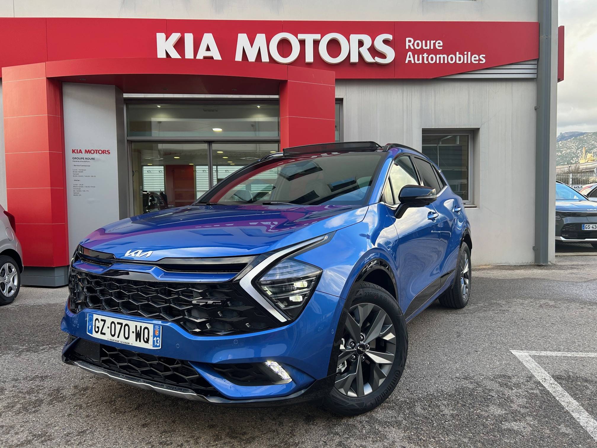 KIA-SPORTAGE V-Sportage 1.6 T-GDi 210ch ISG Hybride BVA6 4x2-GT-line Premium-40990-7000-roure-automobiles