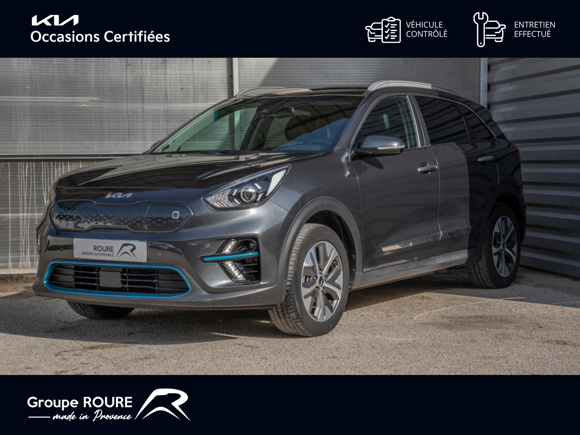 KIA-NIRO ELECTRIQUE-e-Niro Electrique 204 ch-Active-21490-35600-roure-automobiles