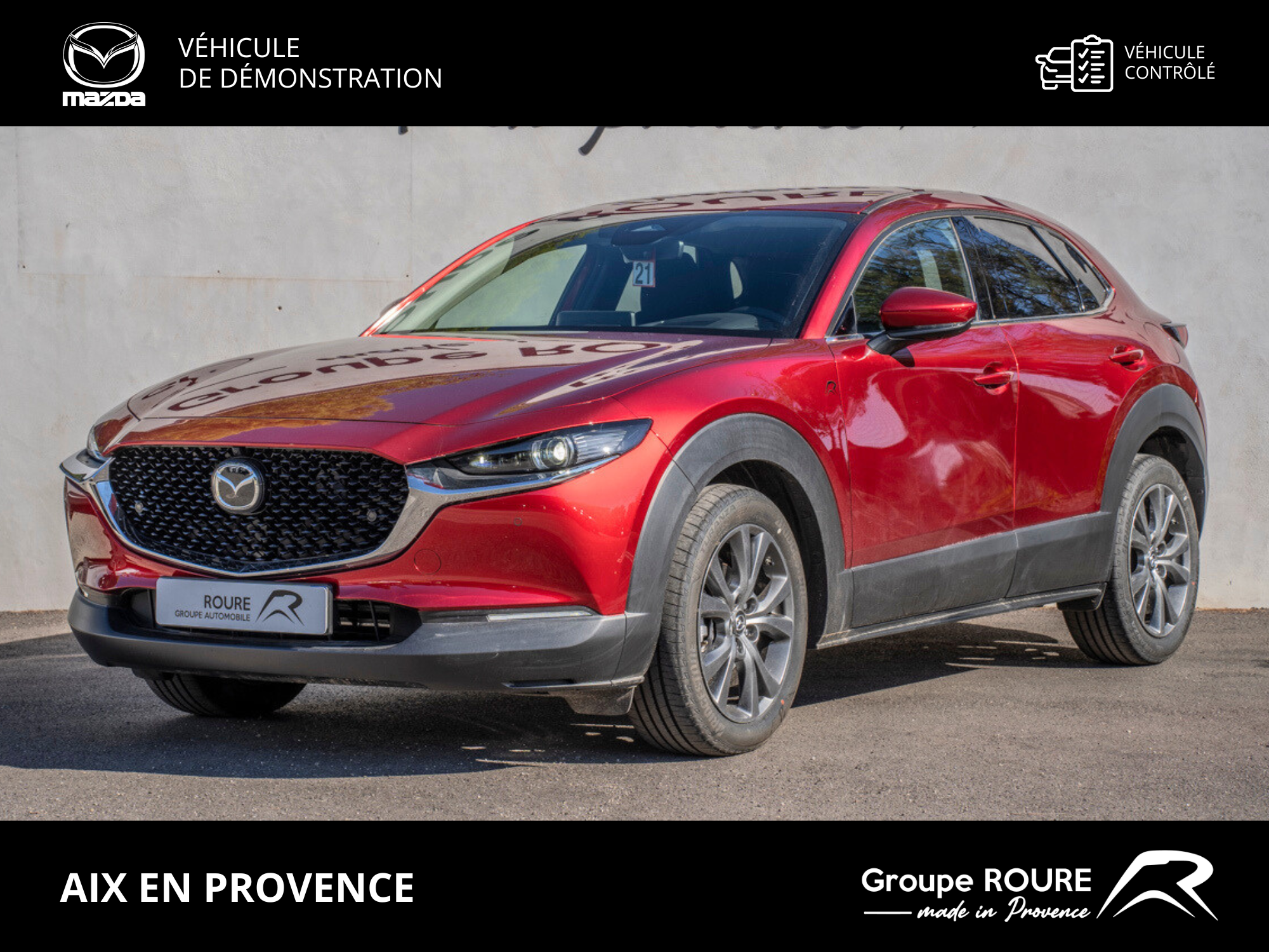 MAZDA-CX-30-CX-30 2.0L e-SKYACTIV X M Hybrid 186 ch 4x2 BVM6-Exclusive-Line-33950-350-roure-automobiles